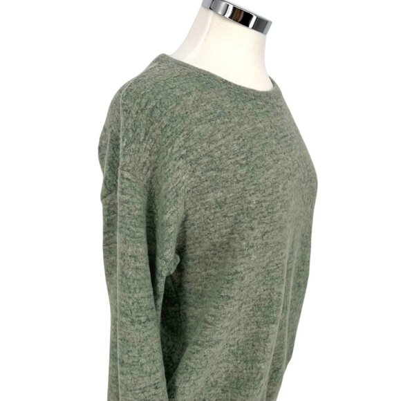 Eri + Ali Anthropologie Ruffle Sleeve Jersey Knit Top Green Size Small - Picture 4 of 11